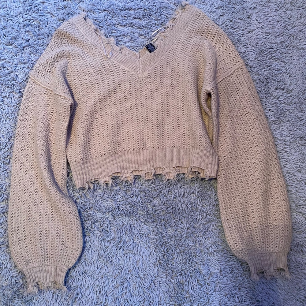 Off the shoulder sweater